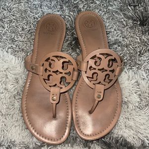 Tory Burch sz 8.5 Nude Miller Sandals